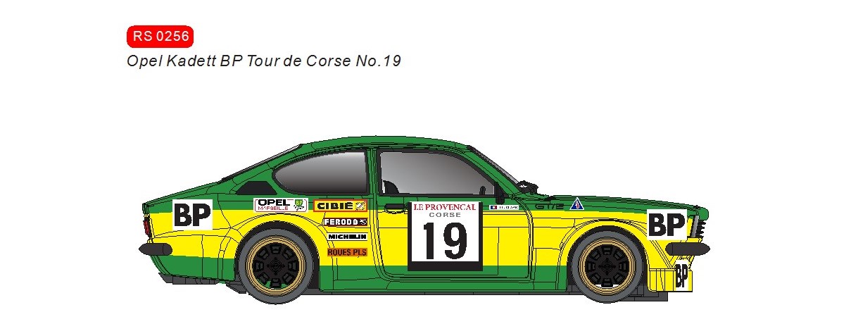 RS0256 Opel Kadett BP Tour de Corse No.19